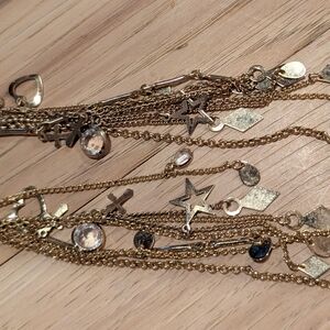 Gold Star Charm Bracelet